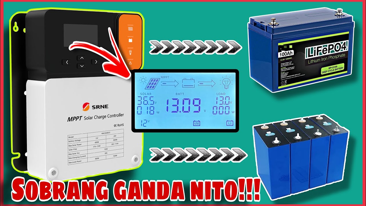 SRNE MPPT SOLAR CHARGE CONTROLLER  M.A. SERIES