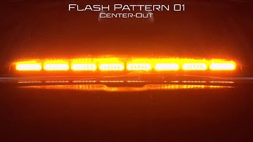 Virtue-8 Head LED Traffic Advisor Light Bar Arrow Stick Flash Patterns