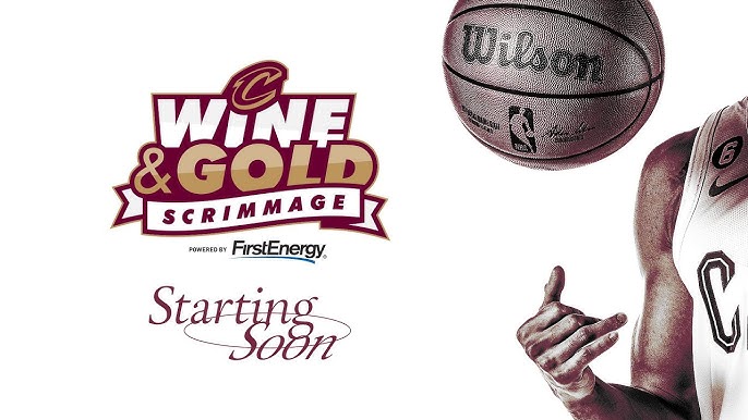 LeBron James Sports Old Jersey Number Six In Wine And Gold Scrimmage