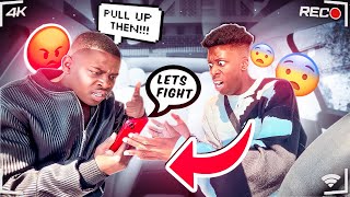 TELLING MY BOYFRIEND MY EX WANT TO FIGHT HIM TO SEE HOW HE REACTS!!!