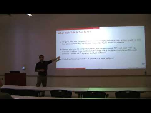 20 Jun 2017 Using Antlr In Cybersecurity