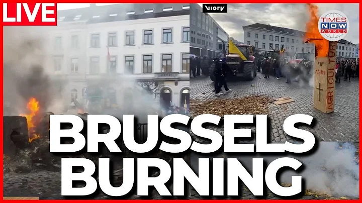 BRUSSELS FARMERS PROTEST LIVE | Farmers Turn EU Streets Into Warzone Over Mercosur Deal!