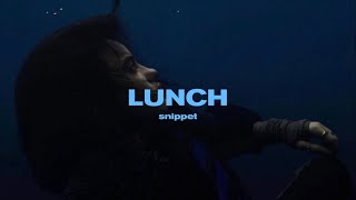 BILLIE EILISH - LUNCH (SNIPPET)