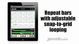 Jammit ipad iphone app Kiss Video Lick It Up "learn to play drums" screenshot 3