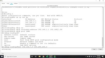 Configuring DHCPv4 on a Cisco Router