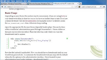 How to Add Breadcrumb Links to Your Wordpress Site