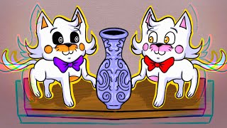 Lolbit And Funtime Foxy Turn Into Cats In Minecraft FNAF