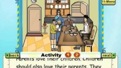 Learn Evs - Class 1 - What Children Can Do For Their Parents - Animation