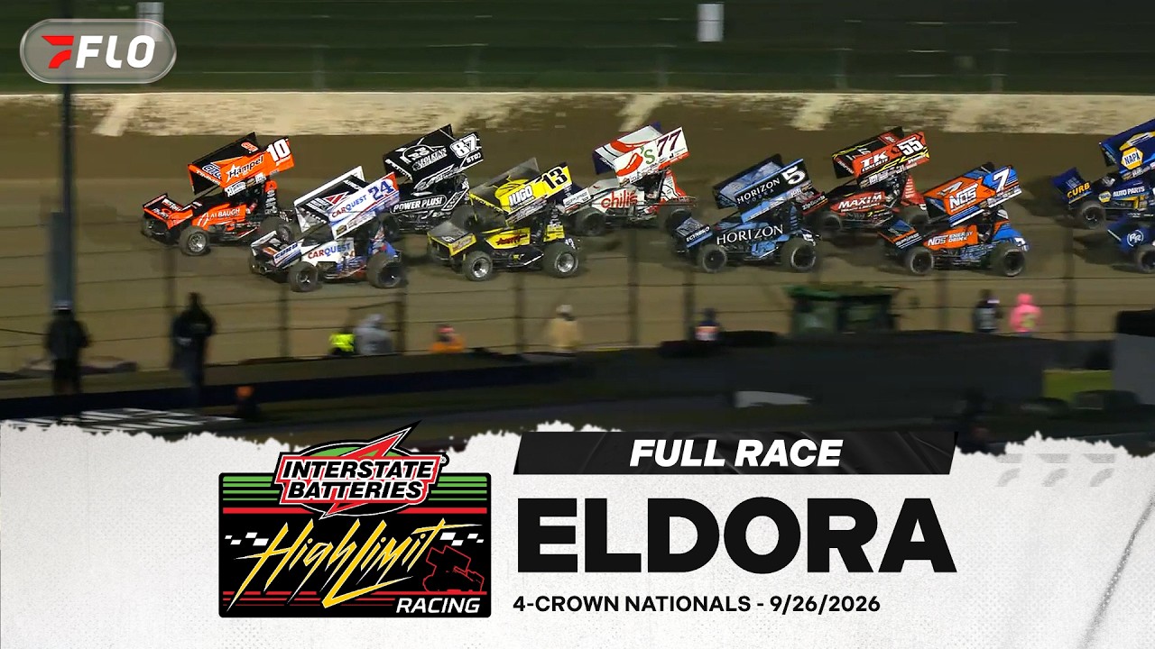 FULL RACE: 4-Crown Nationals | High Limit Racing at Eldora Speedway 9/26/2026