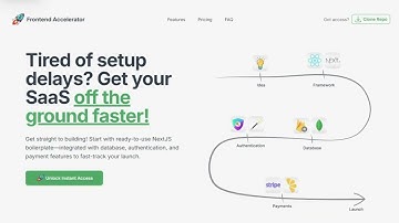 Get your SaaS off the ground faster - Frontend Accelerator