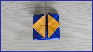 How To Make A Paper Gift Box With Flaps - Origami Gift Box With Flaps - Paper Activity by KidsPedia - Kids Songs & DIY Tutorials 1,245 views 4 years ago 3 minutes, 11 seconds