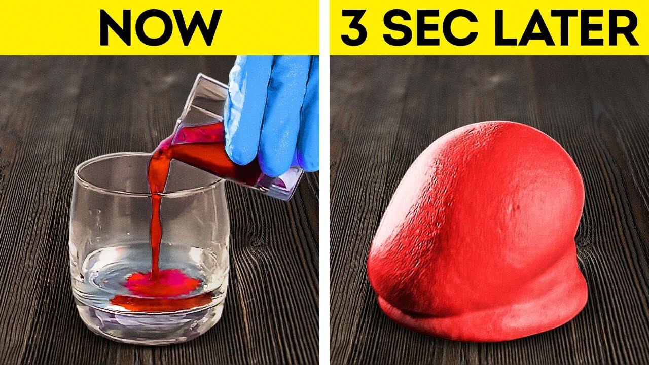 Amazing Science tricks with liquids and solids