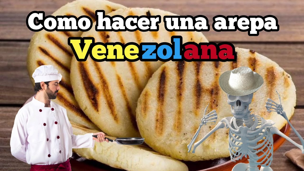 INGENIOSA FORMA DE HACER AREPAS VENEZOLANAS EN LEÑA