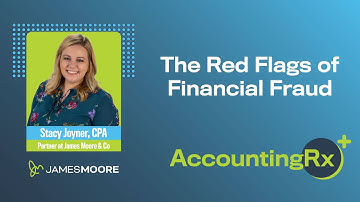 The Red Flags of Financial Fraud