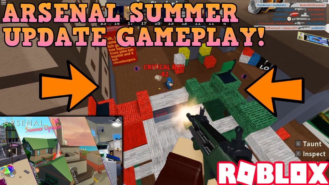 arsenal summer event best update ever in arsenal roblox youtube