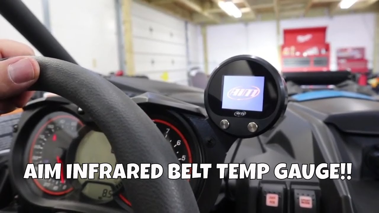 Can Am Maverick X3 Temp Belt Gauge Install! YouTube
