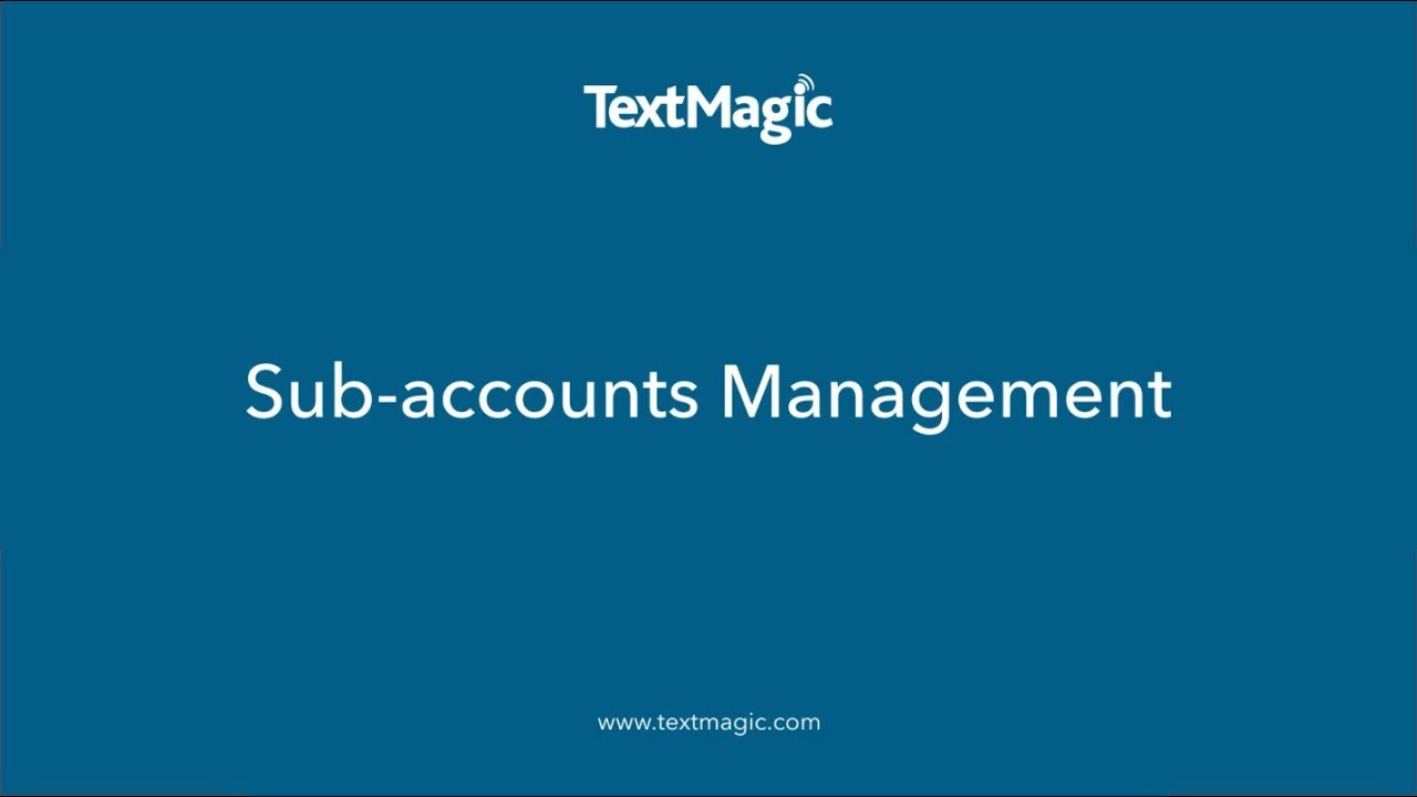 Create Sub-Accounts for Your Team