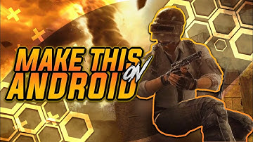 Make This Pubg inspired Thumbnail on android