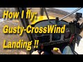 GUSTY CROSSWIND !! | Landing an Aviat Husky in a Gusty Crosswind 4k - VLOG