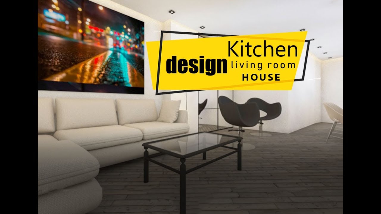 New Modern Kitchen Living Room Home design - YouTube