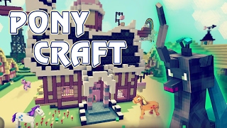 Pony Craft выживание - пиксельные пони с Томо screenshot 1