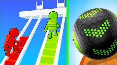 Bridge Race - (Level 1 to 10) Android iOS || Noob vs Pro || Walkthrough Gameplay SpeedRun