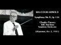 Capture de la vidéo Malcolm Arnold: Symphony No 8 [Groves-Bbc Nso] Uk Premiere