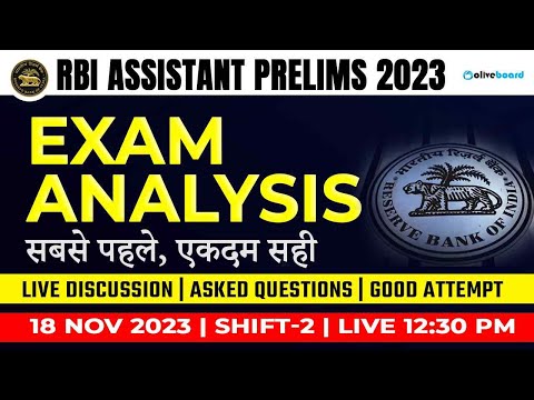 RBI Assistant Exam Analysis 2023 | RBI Assistant Exam Analysis 18 Nov2023 ,Shift 2 | Asked Questions