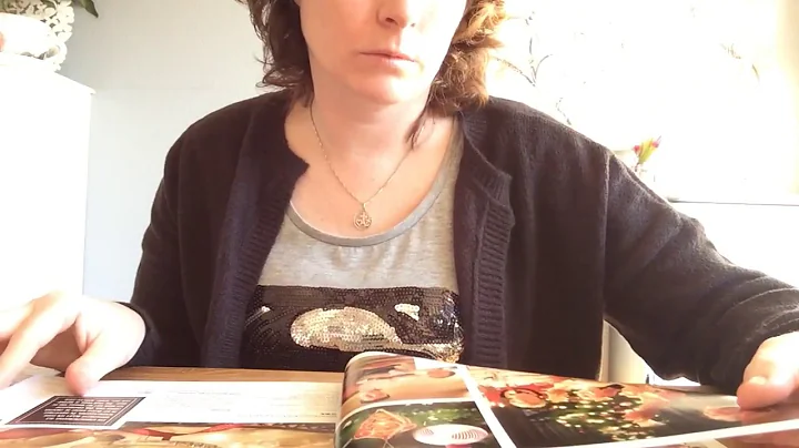 ASMR page turning through magazines with finger licking