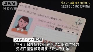 マイナポイント第2弾6月30日から　口座登録などで1万5000円相当(2022年5月17日)