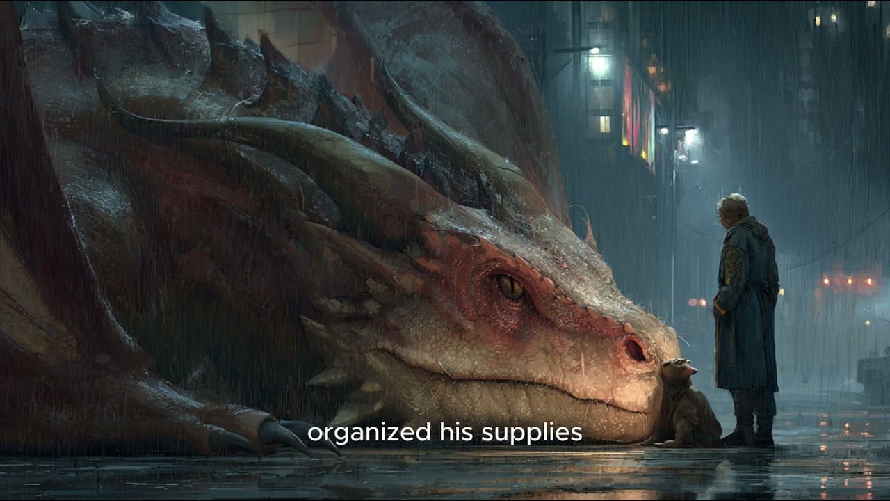 A Homeless Dragon Mother Begged for a Small Meal for Her Child—The Human Veteran Couldn’t Turn Away