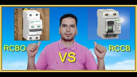 What is the difference between RCBO and RCCB circuit breakers