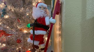 Santa Claus Climbing Ladder Unboxing