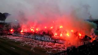 Pss Sleman Pyro Show Bcsxpss At The End Of The Match