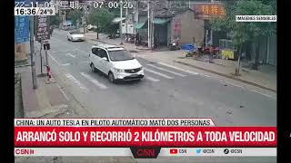 TESLA on AUTOPILOT Accelerates on its Own, Killing Two People
