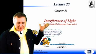 Lecture 24 Interference Of Light (Physics 2)