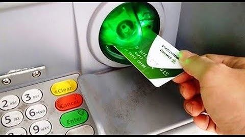 Cách rút tiền ở cây ATM không lo bị nuốt thẻ | Hướng dẫn rút tiền tại cây ATM