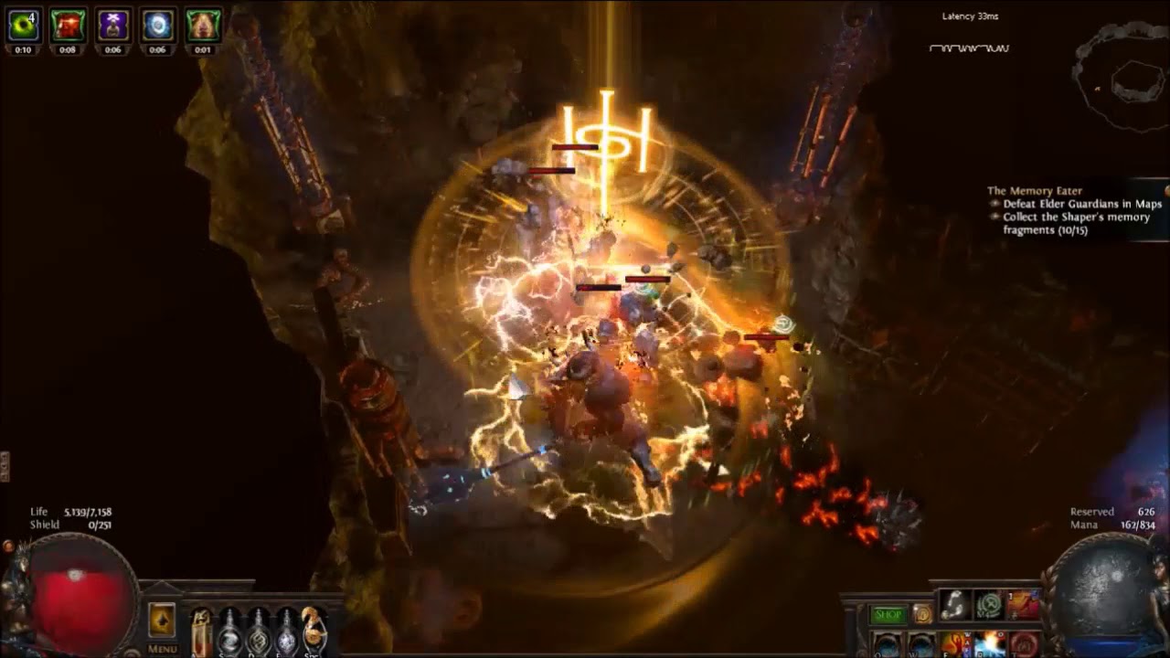 Path of Exile ASC Fishing Rod vs Minotaur YouTube