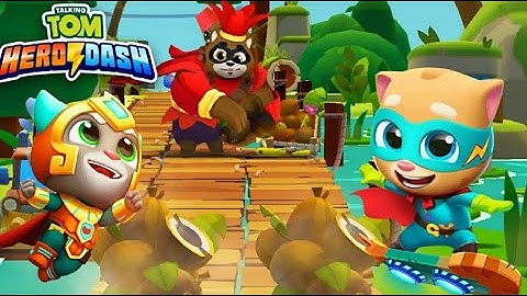 Talking Tom Hero Dash - Android Game play - Adventure New World -2021