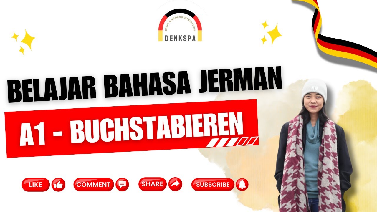 Belajar Bahasa Jerman A1 -Buchstabieren- Denkspa VLOG