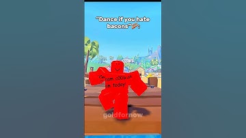 “Dance if you hate bacons🥓”:    #roblox #dance #shorts