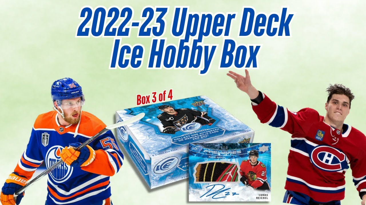 Ice Premieres (Rookie) Auto Hit! Opening 2022-23 Upper Deck Ice Hobby Box - Box 3 of 4