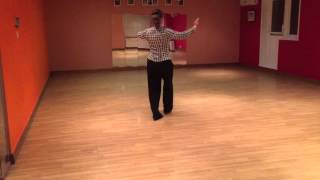 Improver: Quickstep: Quarter Turn - Progressive Chasse - Lock - Spin Turn (Lady)