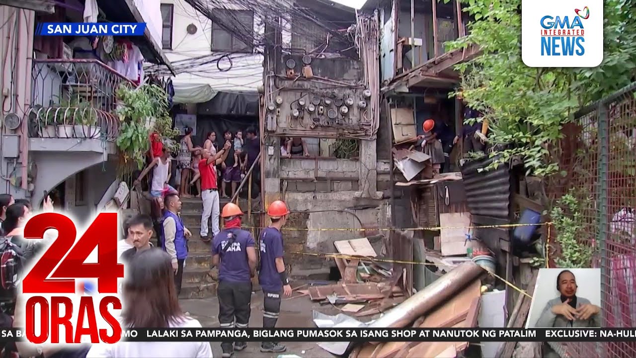 Mga bahay na itinayo sa ibabaw ng drainage, giniba; mga nakabarang basura, pinagtatanggal | 24 Oras