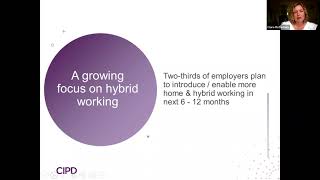 CIPD Coronavirus Webinar: Solving the hybrid working challenge