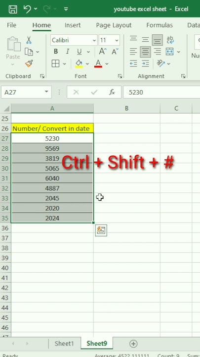 convert-number-in-date-format-shortcut-in-excel-advance-excel