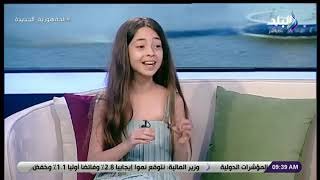 الطفلة الموهوبة جودي خالد فاجئت لميس سلامة و قدمت البرنامج مع والدها خالد الكابيتانو