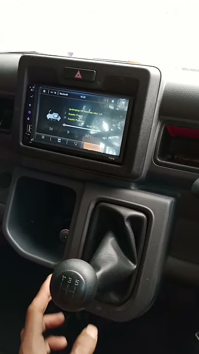 Tampilan New carry ganti head unit#short #suzuki