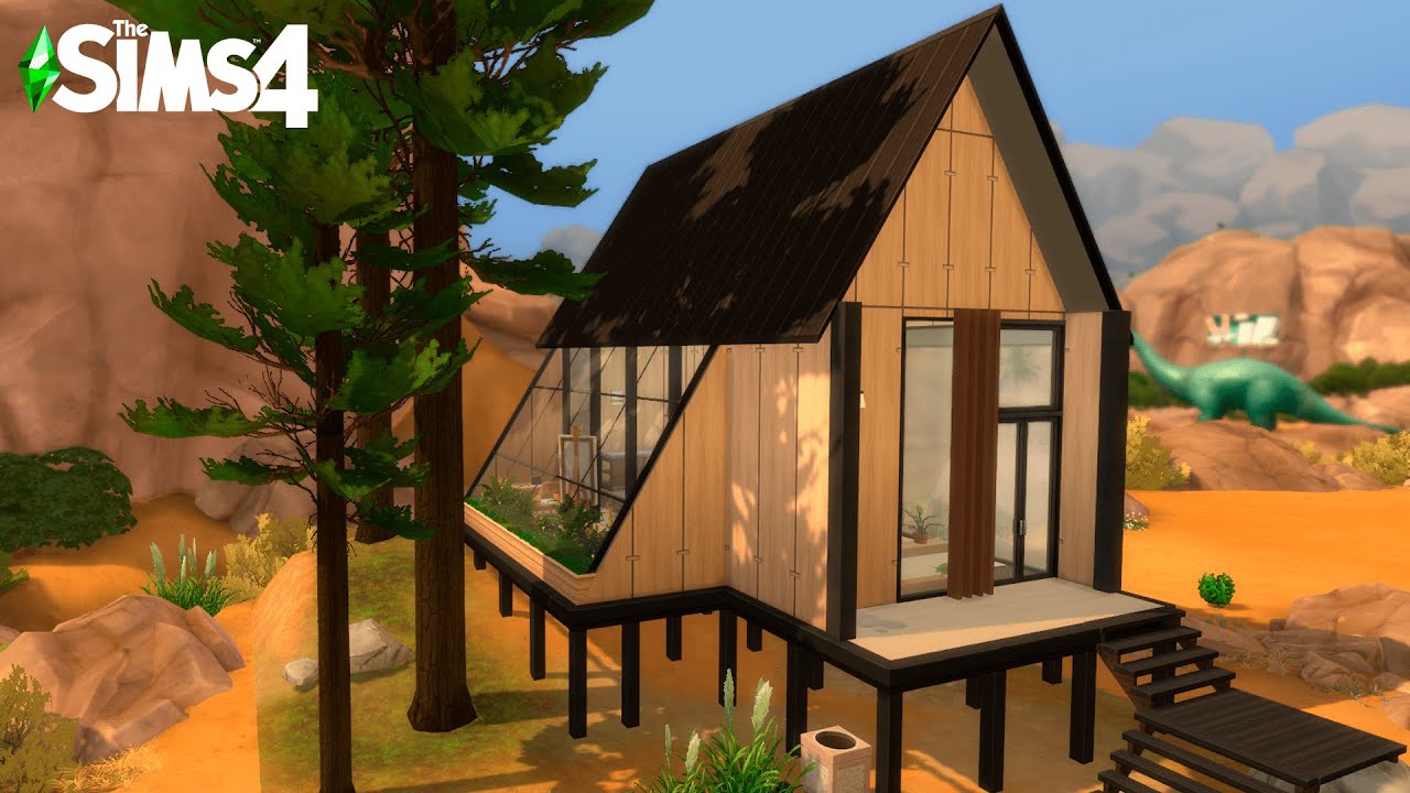 SCANDINAVIAN TINY HOUSE [NO CC] The Sims 4 Stop Motion - YouTube