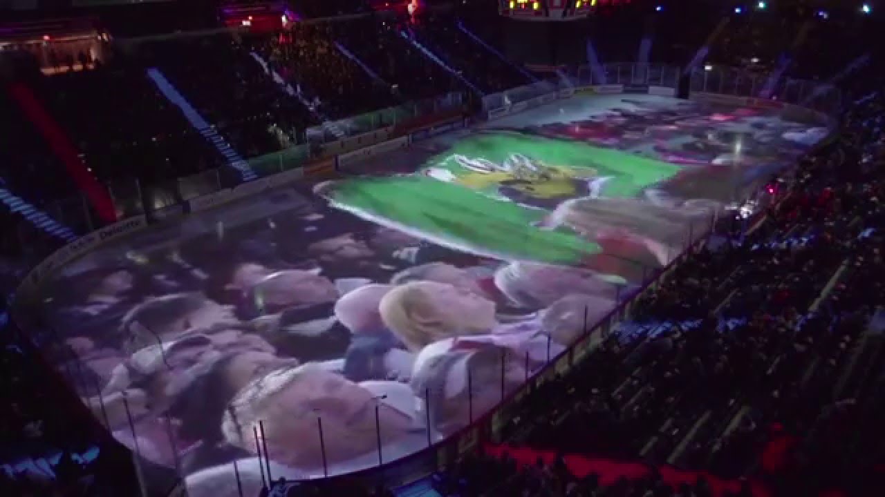 Mooseheads new on-ice projection show